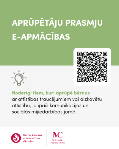  E-APMĀCĪBAS ģimenēm ar bērniem ar attīstības traucējumiem 