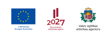 Līdzfinanš ES, NAP un Valsts izglītības attīstības aģentūra – LOGO