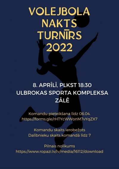 Nakts volejbola turnirs