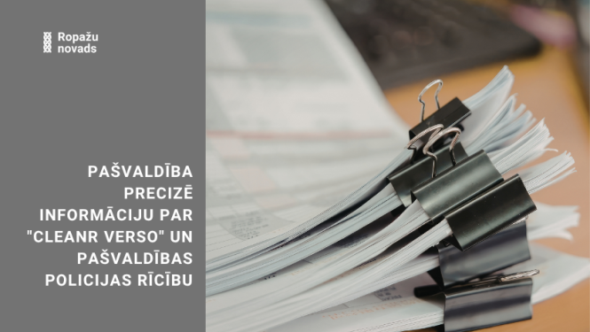 pašvaldība precizē informāciju, bildē dokumentu mapes
