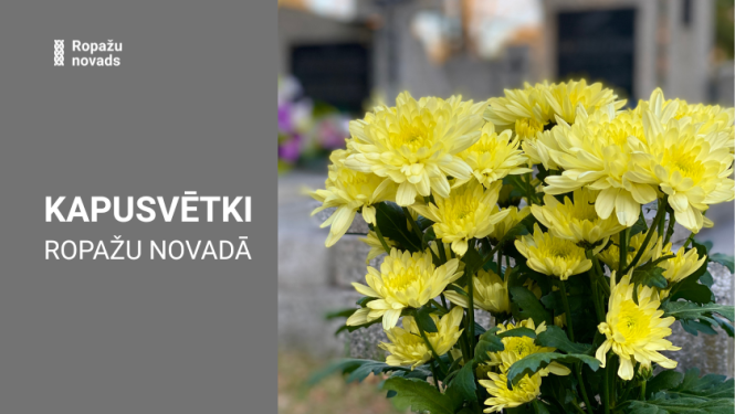 kapusvētki, ziedi kapsētā