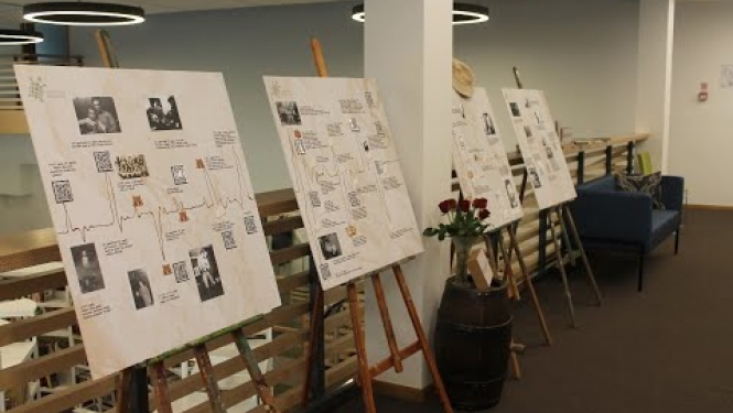 Pētera Brūvera 65. jubilejai veltītie pasākumi Ulbrokas bibliotēkā