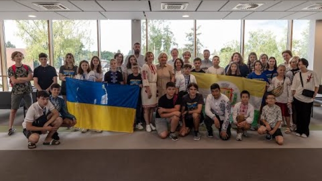 Ukrainas Bojarkas pašvaldības bērni 10 dienas viesojās Ropažu novadā