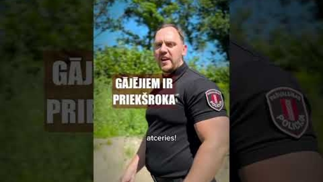 Atgādinājums par drošību uz kopīgajiem gājēju un velosipēdu ceļiem
