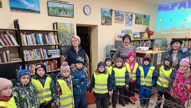 Aktivitāšu cikls "Esi aktīvs Sauriešu bibliotēkas apmeklētājs!