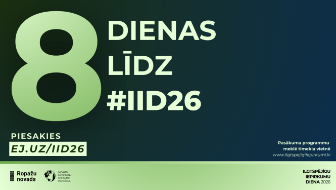 Astoņas dienas līdz IID, 2026, afiša