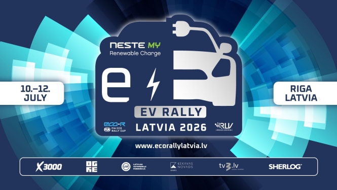 Rallijs “Neste MY Renewable Charge EV Rally Latvia”, afiša