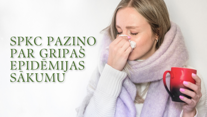 SPKC paziņo par gripas epidēmijas sākumu no 9. decembra
