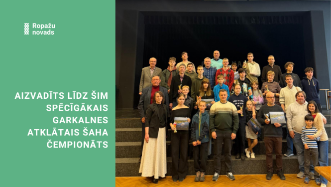 Aizvadīts līdz šim spēcīgākais Garkalnes atklātais šaha čempionāts