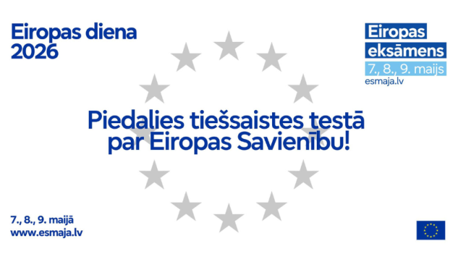Eiropas dienas Eirpas eksāmens, afiša