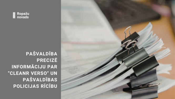 pašvaldība precizē informāciju, bildē dokumentu mapes