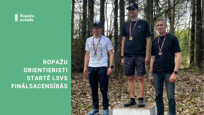 Orientēšanās apvidū LSVS Pašvaldību 63. sporta spēļu finālsacensībās Vecumniekos 03.05.2026