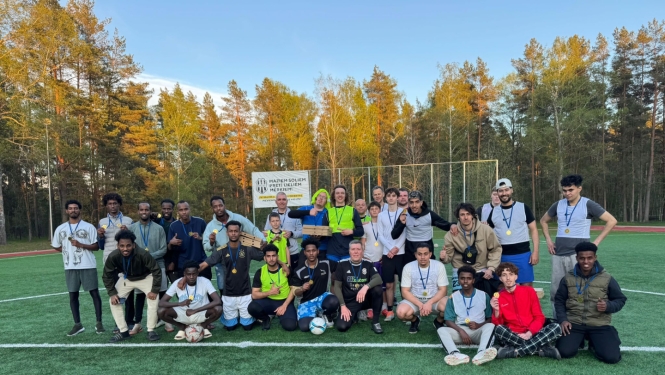 projekta “FOOTBALL FOR ALL!” futbola turnīra Muceniekos dalībnieku kopbilde