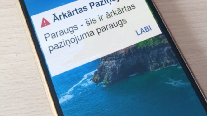 paziņojumi