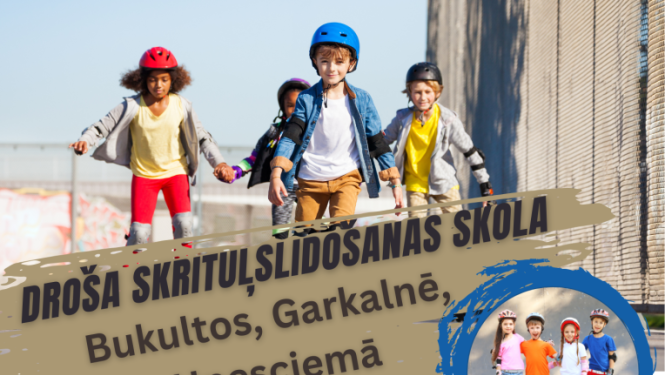 Droša skrituļošanas skola, afiša