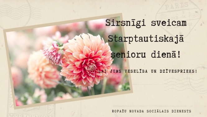 Aicina seniorus uz tikšanos
