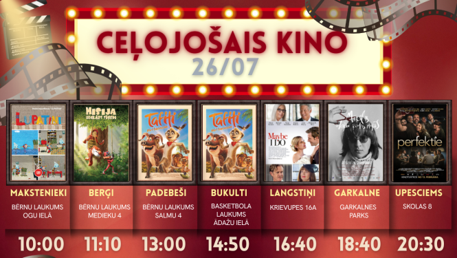 Kino diena Garkalnes pagastā, AFIŠA