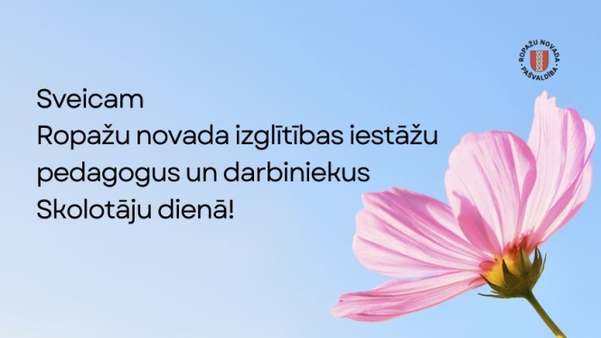 Sveicam skolotāju dienā