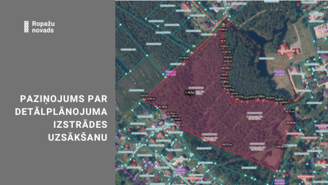 Paziņojums par detālplānojuma uzsākšanu Garkalnes pagastā