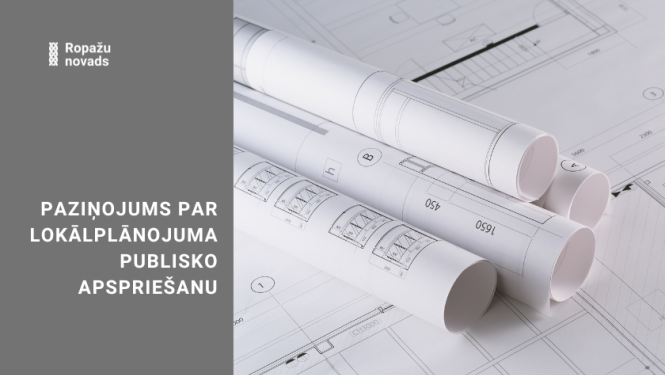 paziņojums par lokālplānojuma publisko apspriešanu