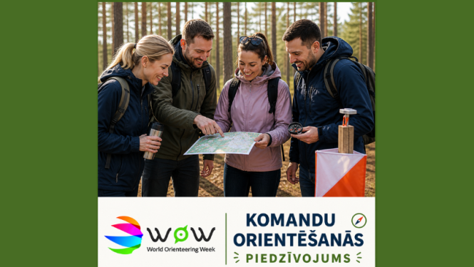 Pasaules orientēšanas nedēļas afiša