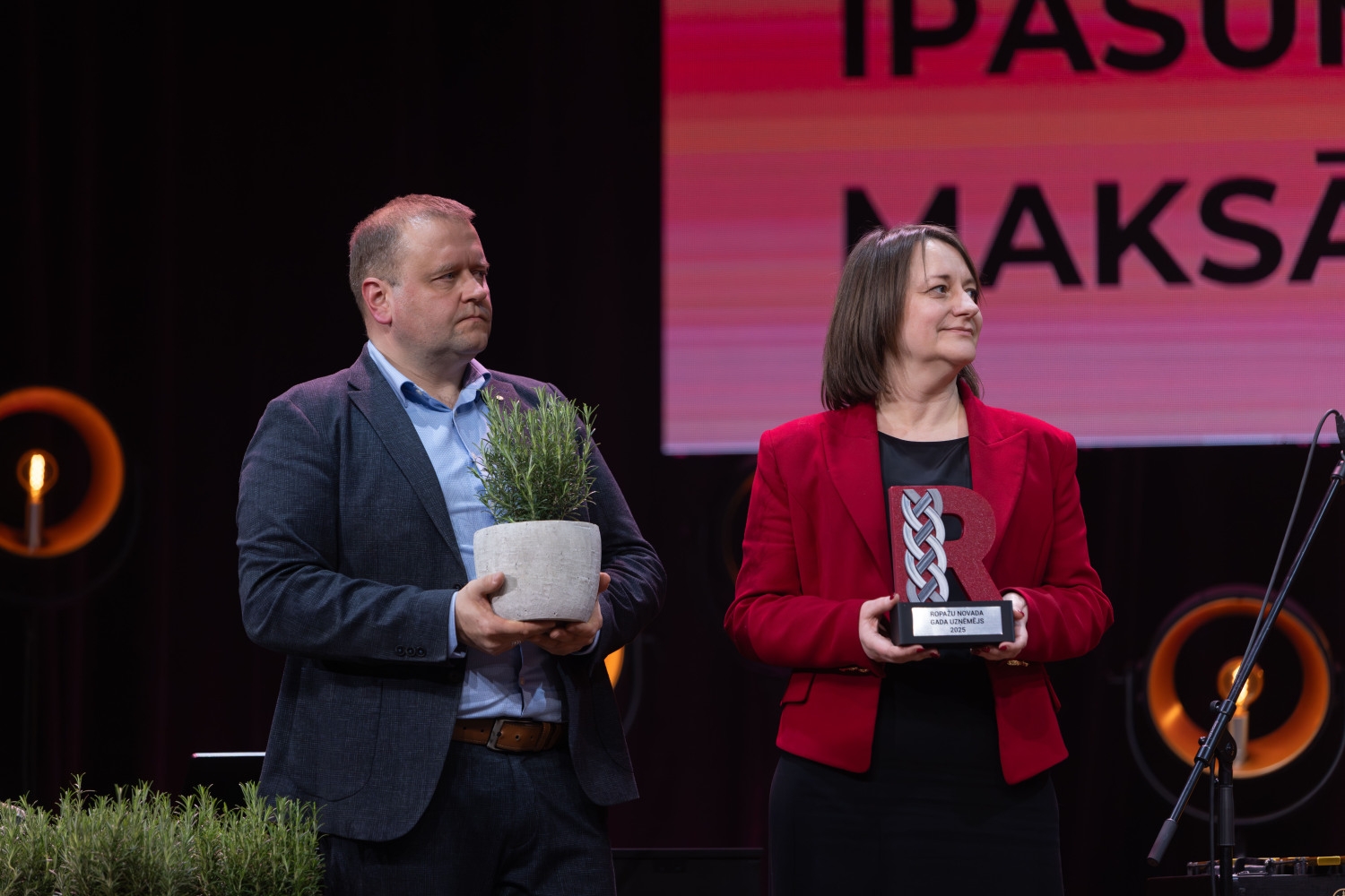 "Ropažu novada Uzņēmēju gada balvas 2025" apbalvošana, balvas saņēmējs