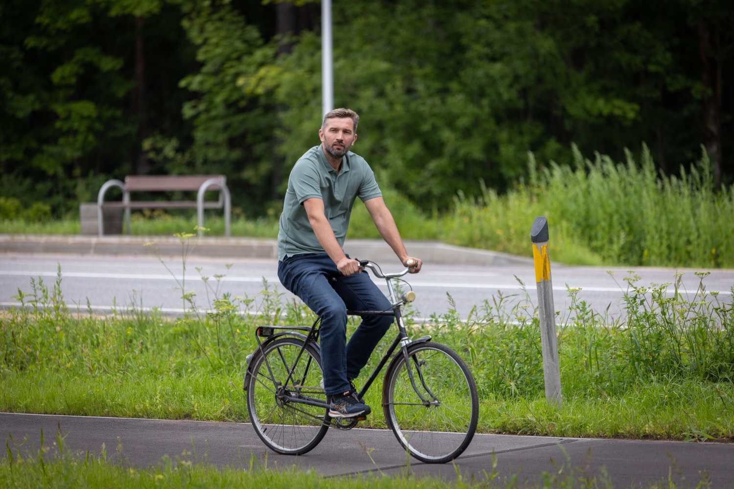 Ropažu novadā svinīgi atklāti jaunie gājēju un velosipēdu ceļi gar autoceļiem P4 un P5 