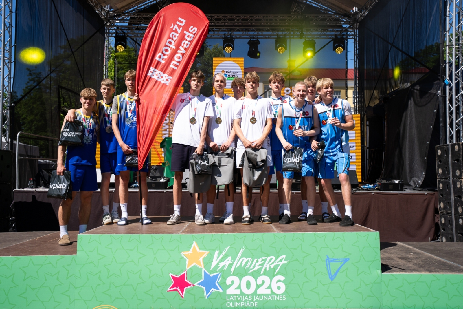 Ropažu novada sportisti Latvijas Jaunatnes X olimpiādē izcīna piecas medaļas 