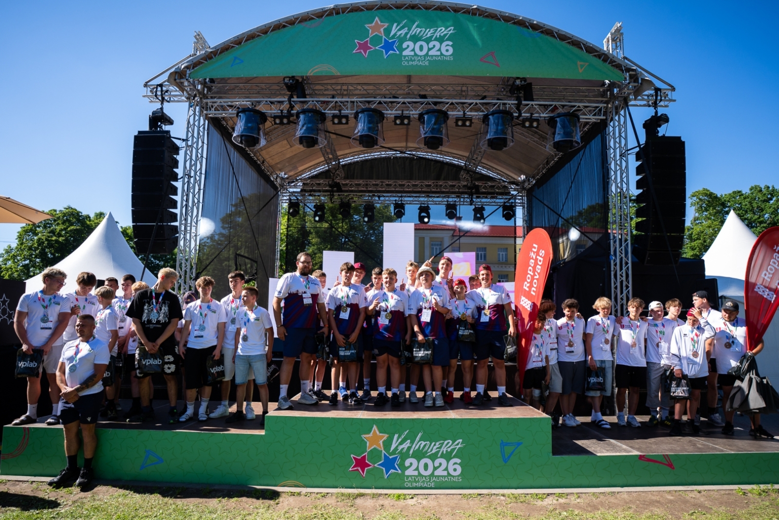Ropažu novada sportisti Latvijas Jaunatnes X olimpiādē izcīna piecas medaļas 