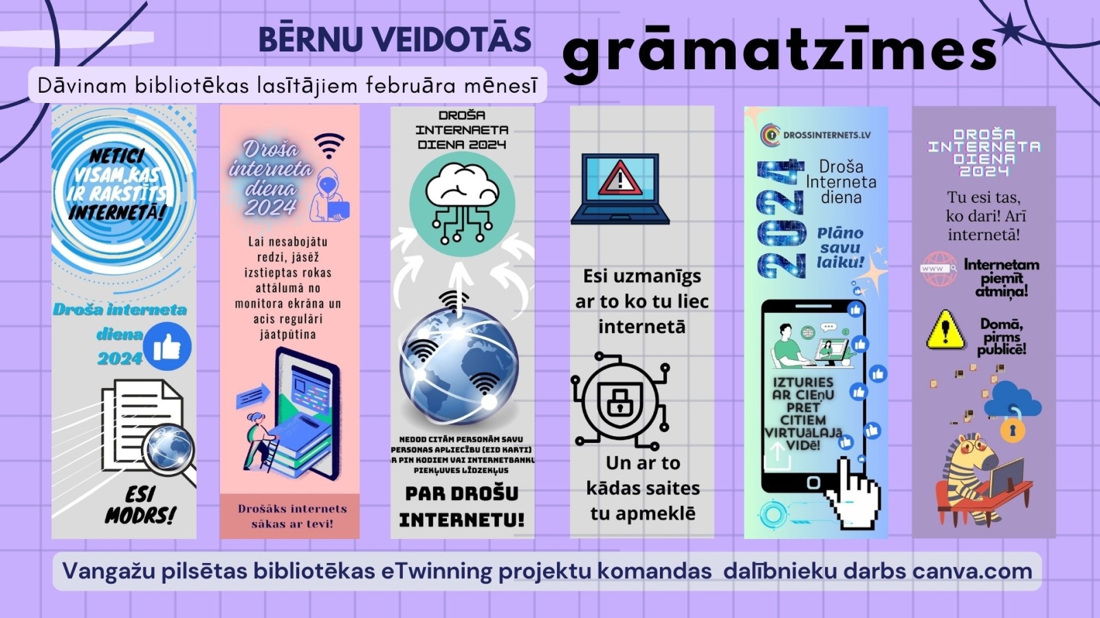 Droša interneta diena Vangažu bibliotēkā