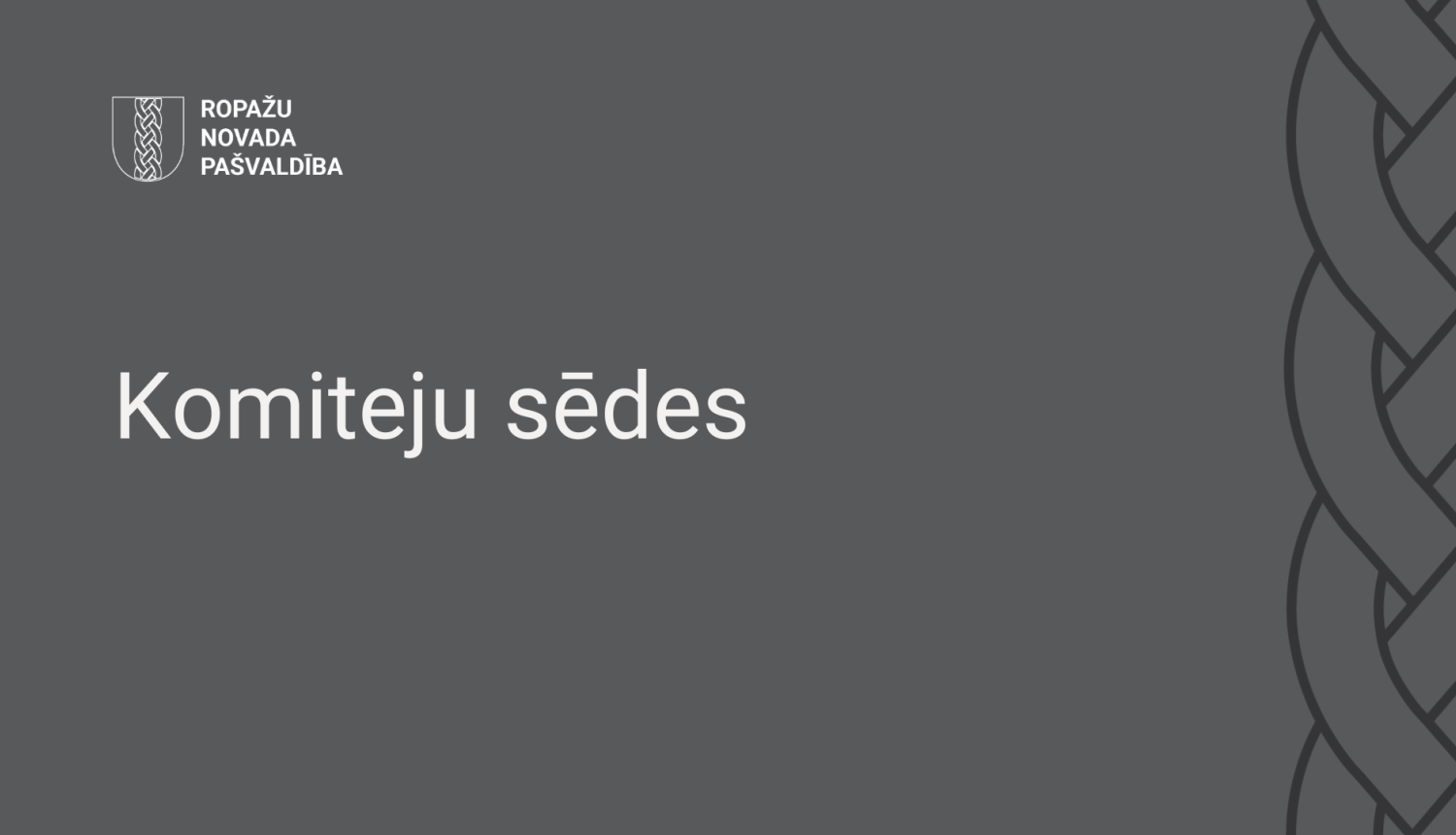 Komiteju sēdes