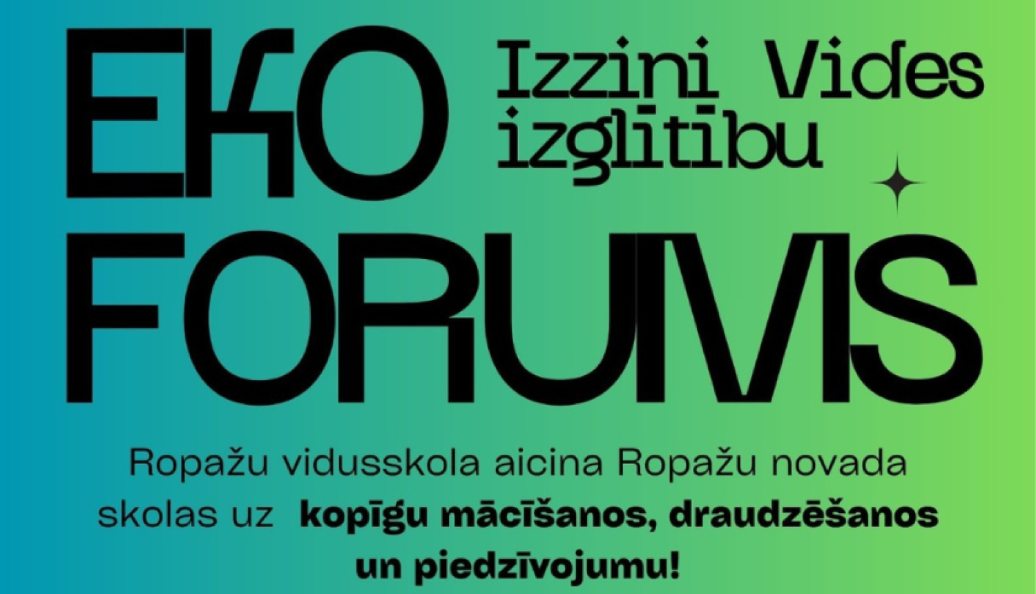 Eko forums, afiša