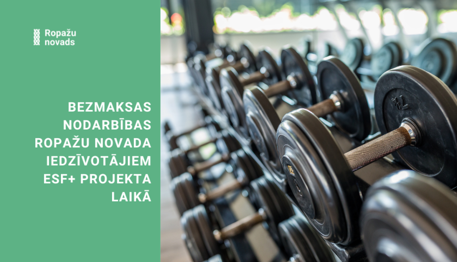 Bezmaksas sporta nodarbības projekta ietvaros
