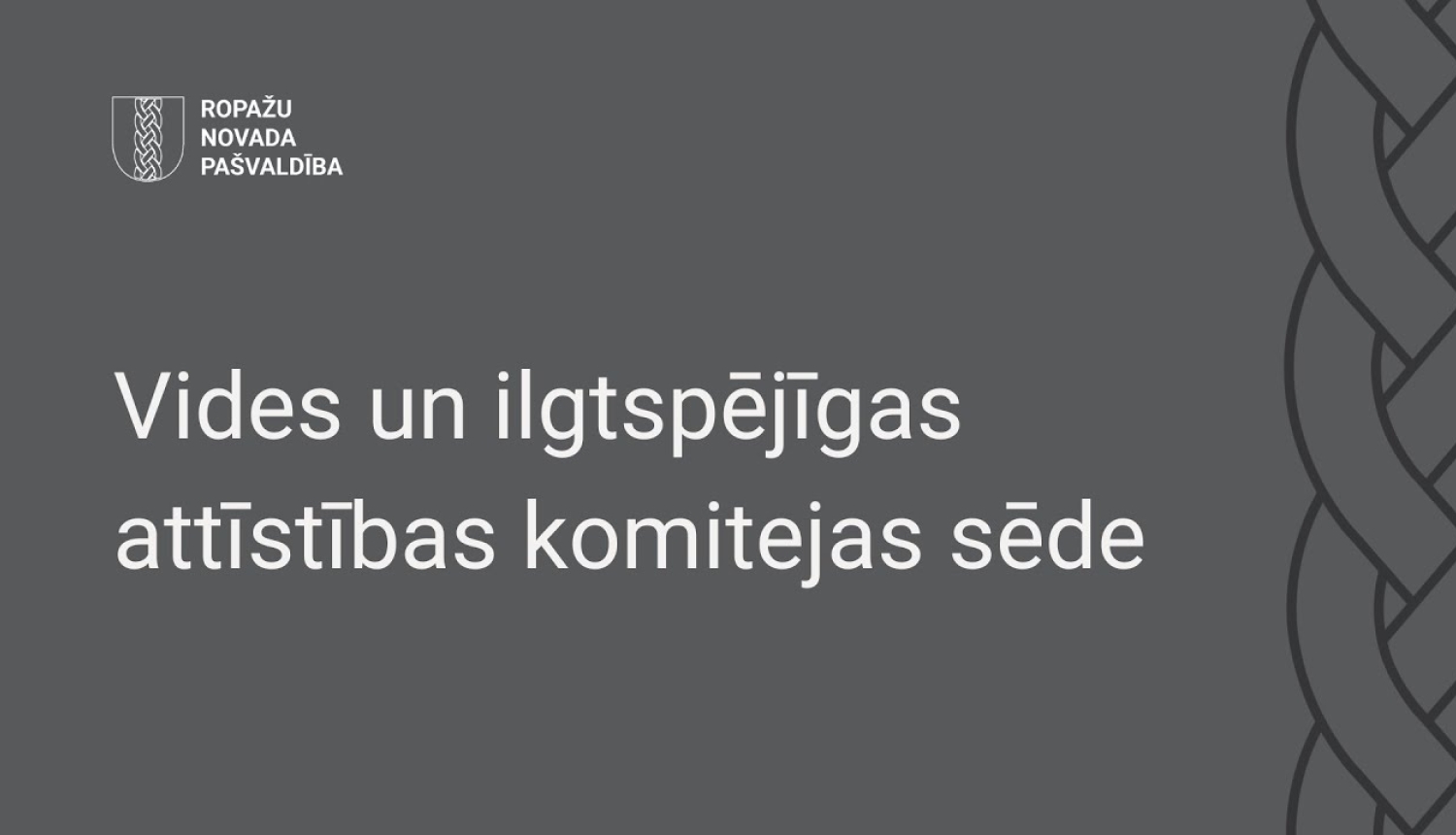 Vides un ilgtspējīgas attīstības komiteja