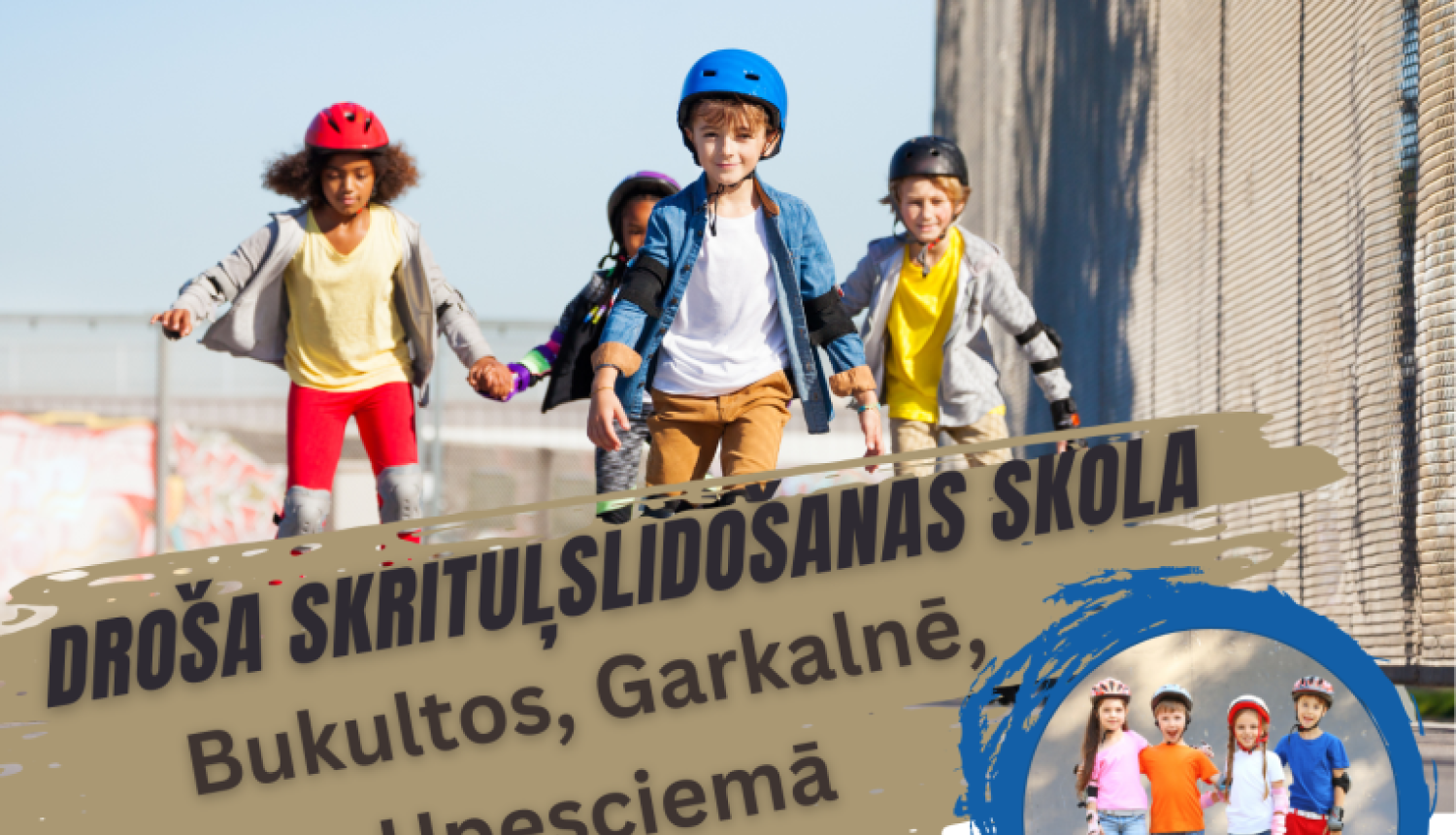 Droša skrituļošanas skola, afiša