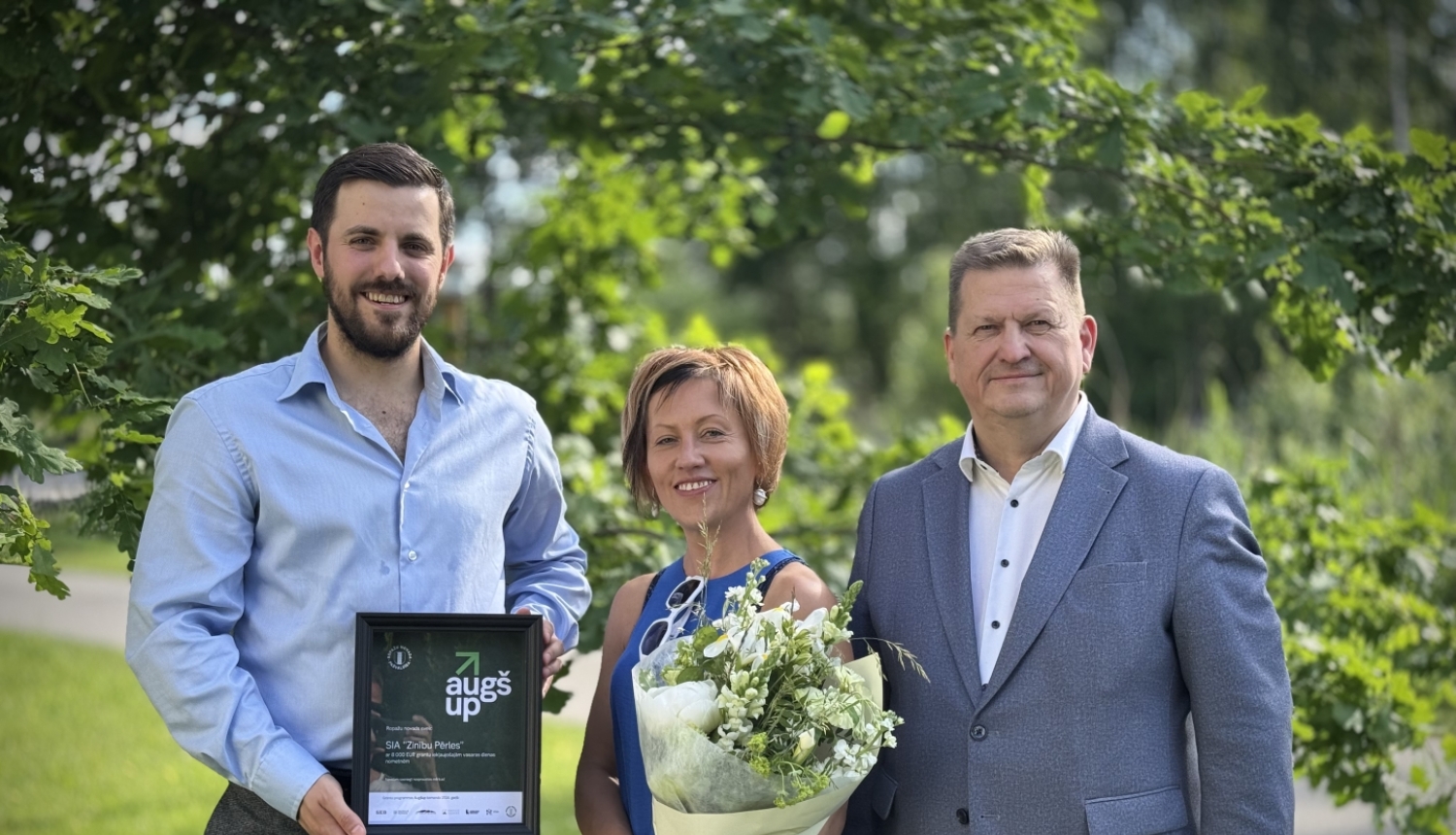 Grantu programma "Augšup" un 2026. gadā uzvarētājuzņēmums Ropažu novadā
