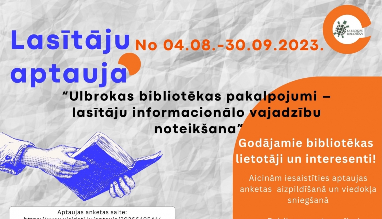 lasītāju aptauja