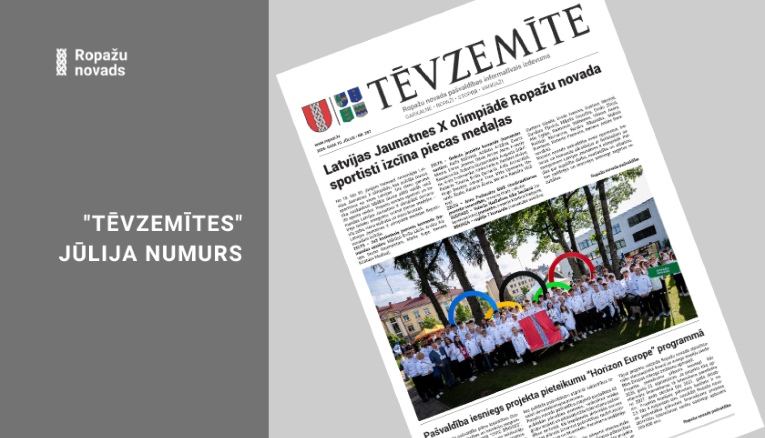 Tēvzemītes jūlija numurs