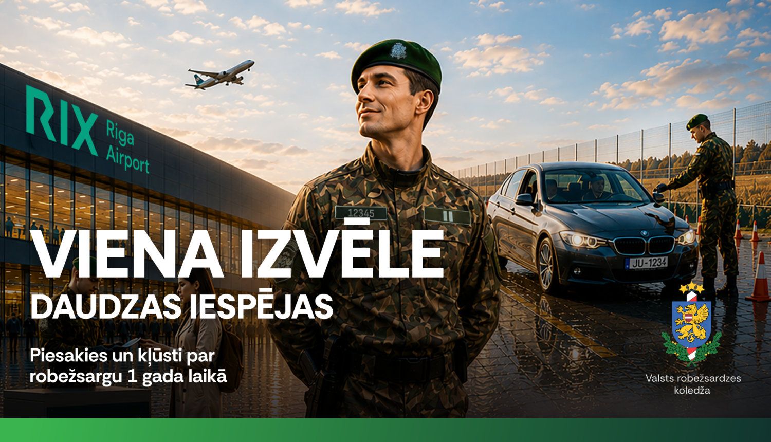 Uzņemšana VRK, afiša