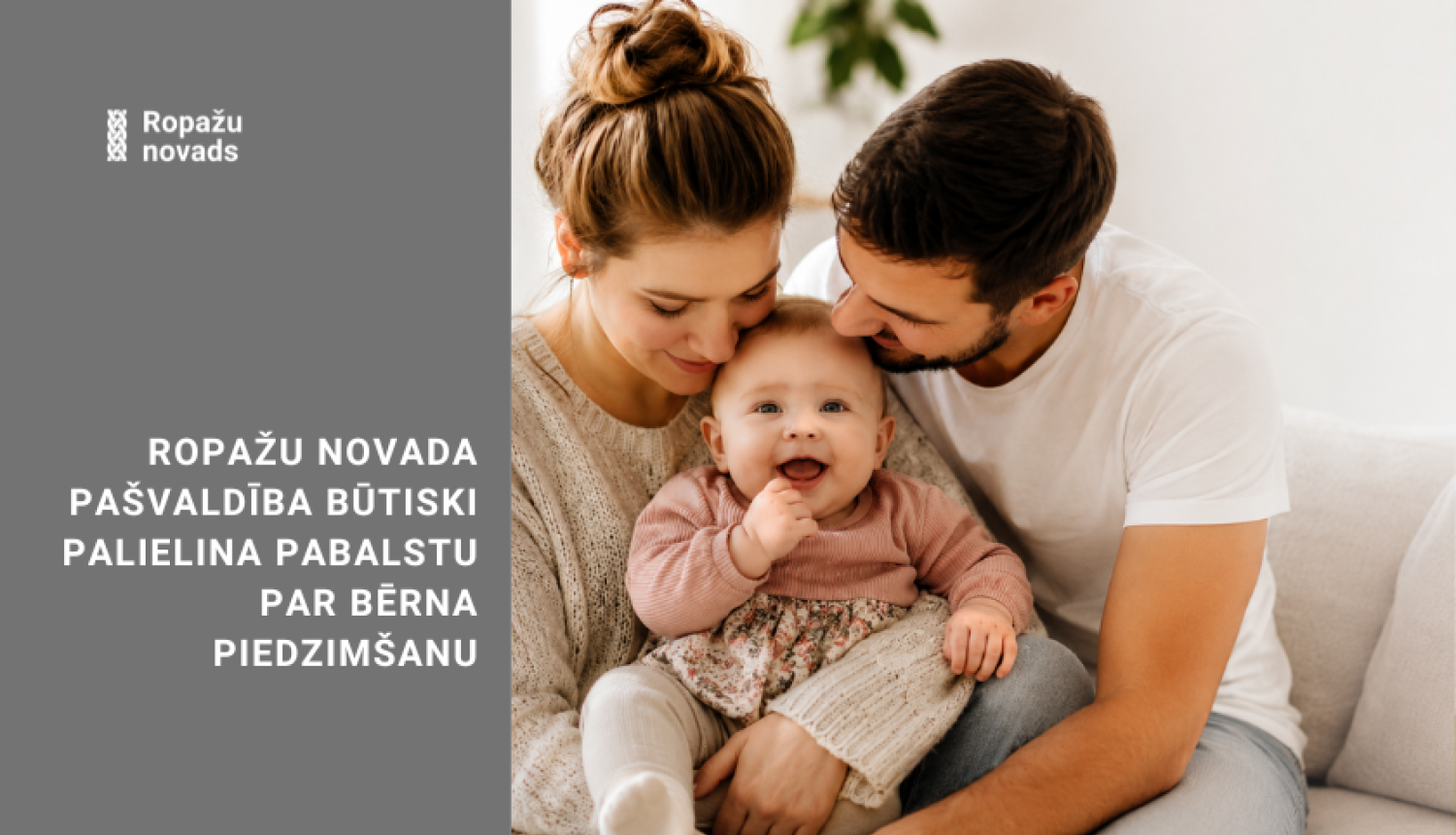 ģimene ar mazu bērnu