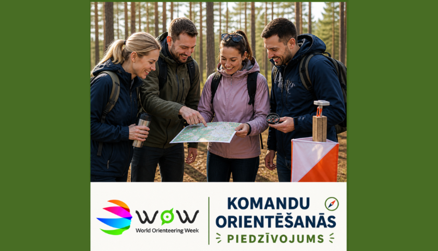Pasaules orientēšanas nedēļas afiša