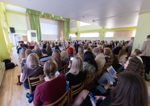 Ropažu novada pedagogu metodiskā diena zāle, klausītāji