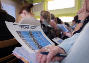 Ropažu novada pedagogu metodiskā diena zāle, klausītāji