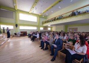 Ropažu novada pedagogu metodiskā diena zāle, klausītāji