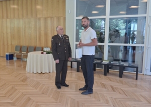 Izstādes "Zemessardzei 35 gadi" atklāšana