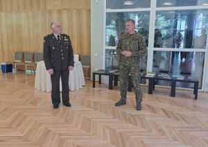 Izstādes "Zemessardzei 35 gadi" atklāšana