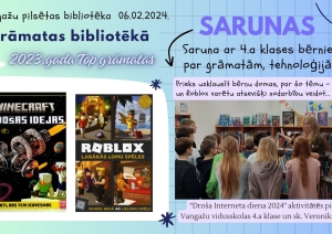Droša interneta diena Vangažu bibliotēkā