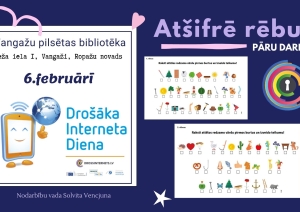 Droša interneta diena Vangažu bibliotēkā