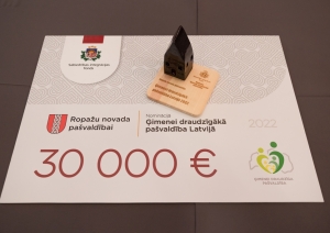 "Ģimenei draudzīgākā pašvaldība" Latvijā-2022 - Ropažu novada pašvaldība!