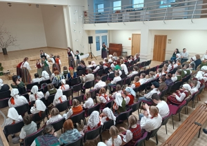Kolektīvs Oglīte koncerta laikā